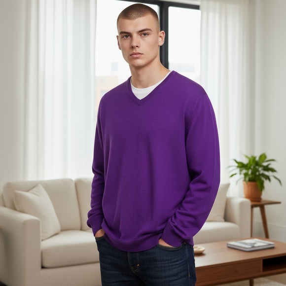 Polo Ralph Lauren Other - NWT POLO Ralph Laurent 100% Cashmere VNeck Sweater Size M